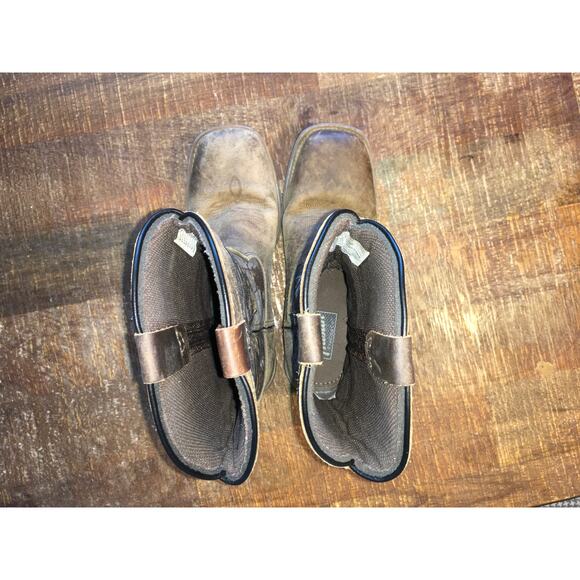 Austin Trading Co Youth Bandit Realtree Camo Boots Size 2 Brown Hunting Outdoor - Picture 4 of 10